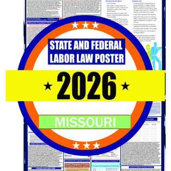 2026 Missouri State and Federal Labor Law Poster - MO
