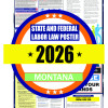 2026 Montana State and Federal Labor Law Poster - MT