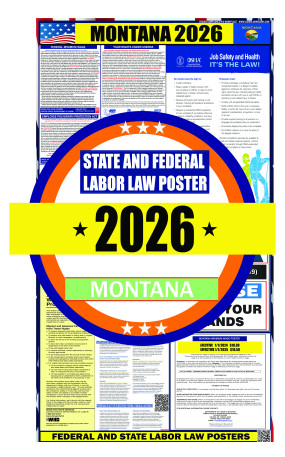 2026 Montana State and Federal Labor Law Poster - MT