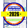 2026 North Carolina State and Federal Labor Law Poster - NC