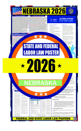 2026 Nebraska State and Federal Labor Law Poster - NE