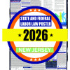2026 New Jersey State and Federal Labor Law Poster - NJ