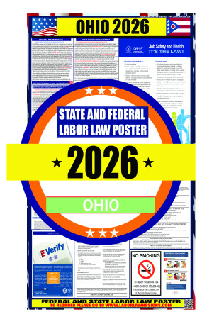 2026 Ohio State and Federal Labor Law Poster - OH