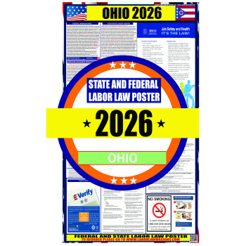 2026 Ohio State and Federal Labor Law Poster - OH