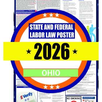2026 Ohio State and Federal Labor Law Poster - OH