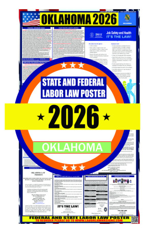 2026 Oklahoma State and Federal Labor Law Poster - OK