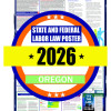 2026 Oregon State and Federal Labor Law Poster - OR