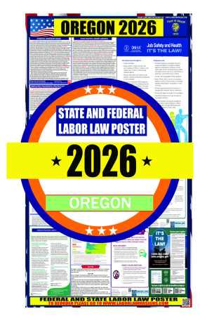 2026 Oregon State and Federal Labor Law Poster - OR