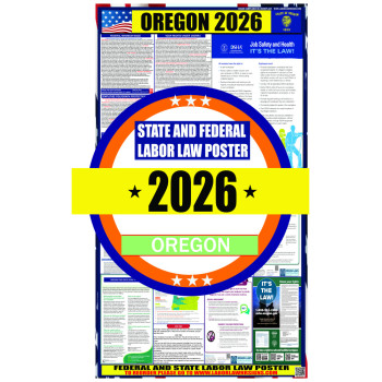 2026 Oregon State and Federal Labor Law Poster - OR