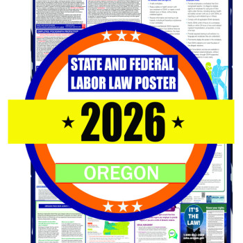 2026 Oregon State and Federal Labor Law Poster - OR