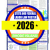 2026 Rhode Island State and Federal Labor Law Poster - RI