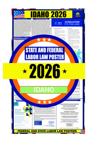 2026 Idaho State and Federal Labor Law Poster - ID