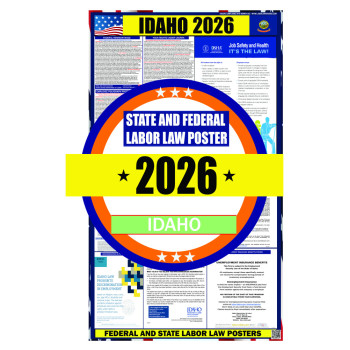 2026 Idaho State and Federal Labor Law Poster - ID