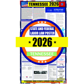 2026 Tennessee State and Federal Labor Law Poster - TN