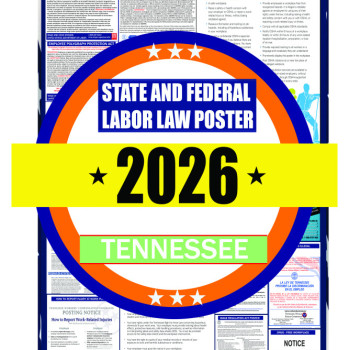 2026 Tennessee State and Federal Labor Law Poster - TN