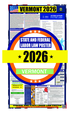 2026 Vermont State and Federal Labor Law Poster - VT