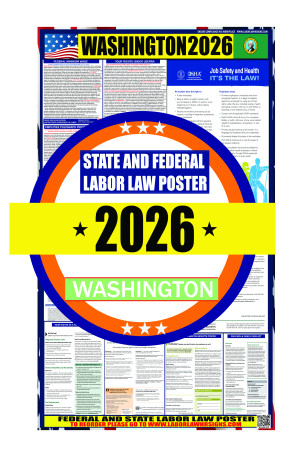 2026 Washington State and Federal Labor Law Poster - WA