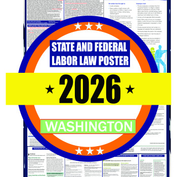 2026 Washington State and Federal Labor Law Poster - WA
