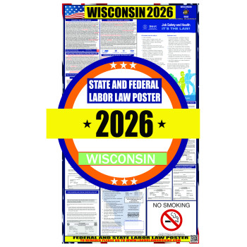 2026 Wisconsin State and Federal Labor Law Poster - WI