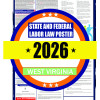 2026 West Virginia State and Federal Labor Law Poster - WV
