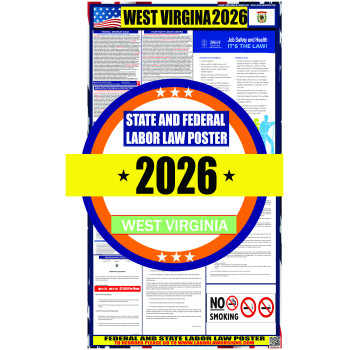 2026 West Virginia State and Federal Labor Law Poster - WV