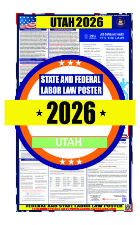 2026 Utah State and Federal Labor Law Poster - UT