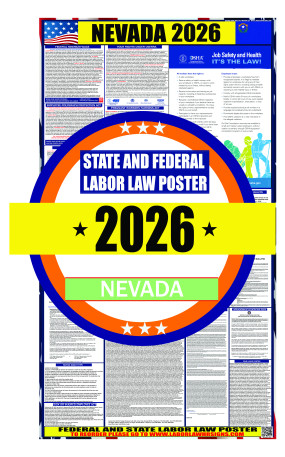 2026 Nevada State and Federal Labor Law Poster - NV