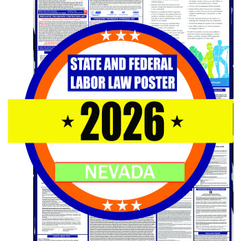 2026 Nevada State and Federal Labor Law Poster - NV