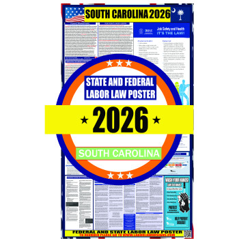 2026 South Carolina State and Federal Labor Law Poster - SC