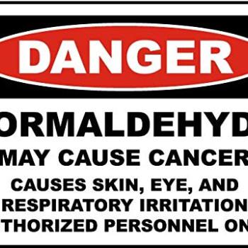 Vinyl Stickers - Bundle - Safety and Warning Signs Stickers - OSHA Formaldehyde May Cause Cancer Sign