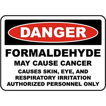 Vinyl Stickers - Bundle - Safety and Warning Signs Stickers - OSHA Formaldehyde May Cause Cancer Sign