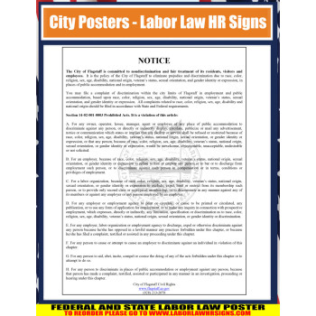 Arizona-Flagstaff-Employment Discrimination City Poster