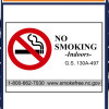 North Carolina - Raleigh No Smoking (English) City Poster