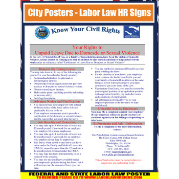 Pennsylvania - Worker and Community Right to Know Act City Poster