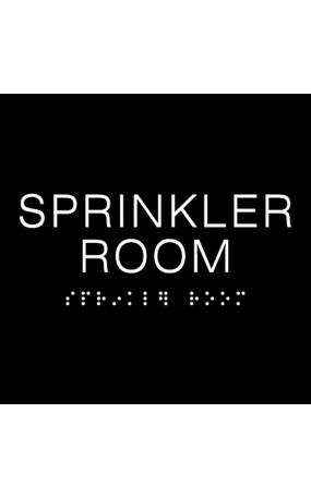 SPRINKLER ROOM Sign