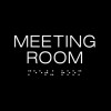 MEETING ROOM Sign