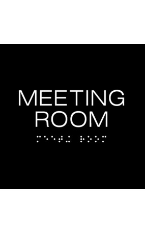MEETING ROOM Sign