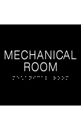 MECHANICAL ROOM Sign