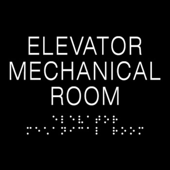 ELEVATOR ROOM Sign
