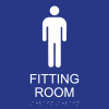 ADA Mens Fitting Room Sign