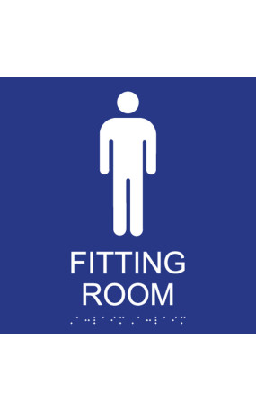 ADA Mens Fitting Room Sign