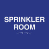 ADA Sprinkler Room Text and Braille Sign