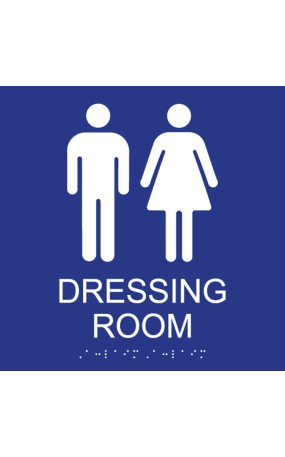ADA Compliant Unisex Dressing Room Sign