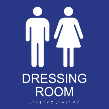 ADA Compliant Unisex Dressing Room Sign