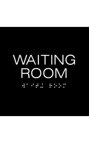 WAITING ROOM Sign