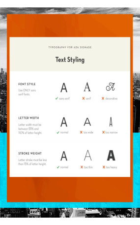 ADA Compliant Entrance Sign with Tactile Text and Braille