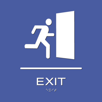 Economy EXIT GRAPHIC Sign