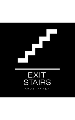 EXIT STAIRS Sign