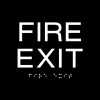 FIRE EXIT Sign