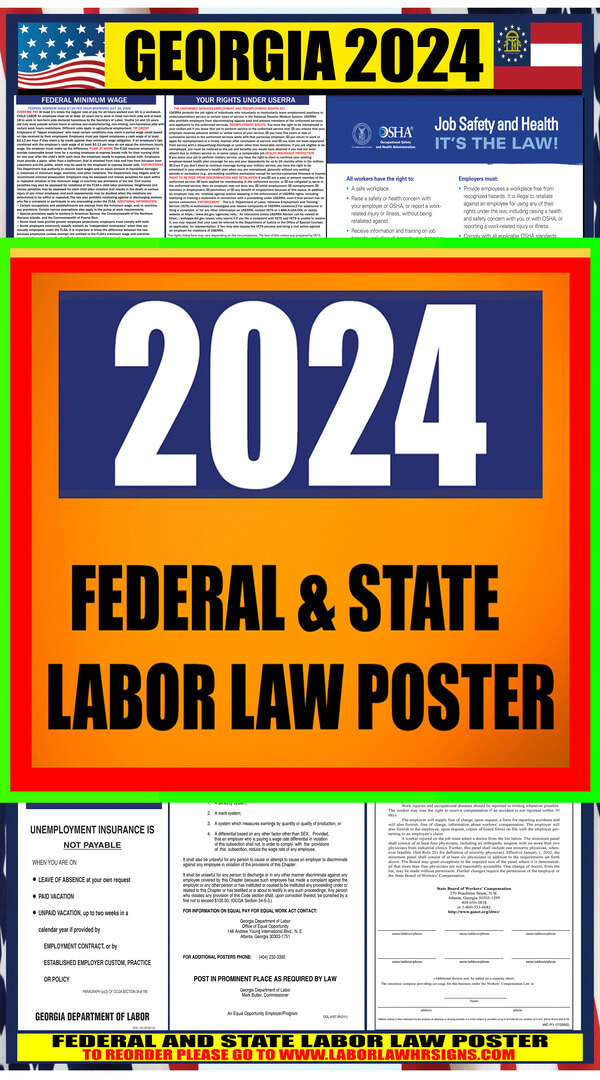 2024 Labor Law Posters ⭐ State, Federal, OSHA LABORLAWHRSIGNS